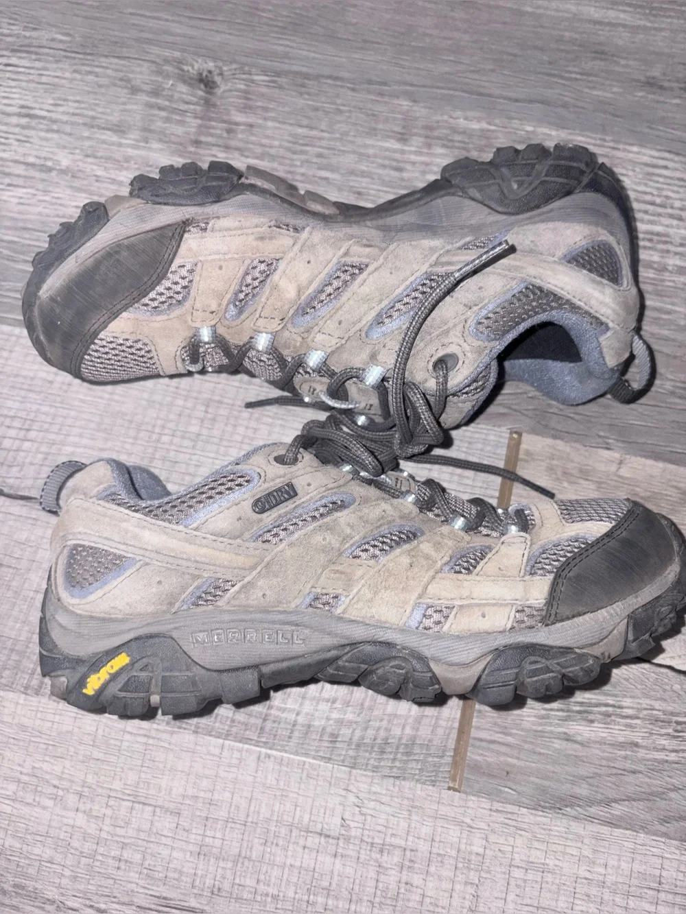 Merrell Moab 3 Waterproof Granite Hiking Shoe Size 8.5 Womens vibram